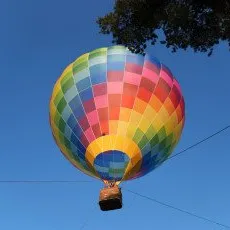 Привязной полет на шаре в группе