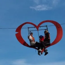 Канатная дорога Сердечко