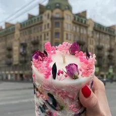 Мастер-класс Ботанические свечи