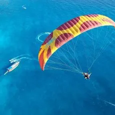 Полет на параплане Второй пилот