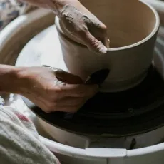 Мастер класс по работе с гончарным кругом