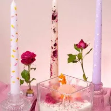 Мастер-класс Интерьерные свечи