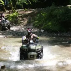 Тур на квадроциклах в мокрый и сухой каньоны ПСАХО