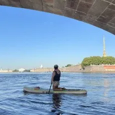 На сапе Вокруг Петропавловской крепости