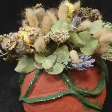 Мастер класс Композиция с сухоцветами