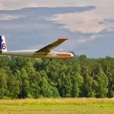 Полёт на планере Blanic L13