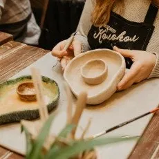 Макстер-класс по лепке из глины миски/тарелки/баночки