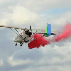 Гендер-пати с самолета 