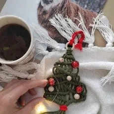 Мастер класс Ёлочка макраме