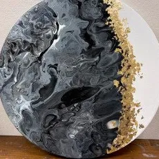 Мастер-класс Флюид арт Жидкий акрил