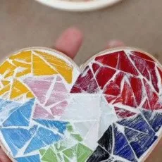 Мастер-класс для школьников по мозаике