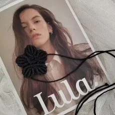 Мастер класс Чокер цветок в технике макраме