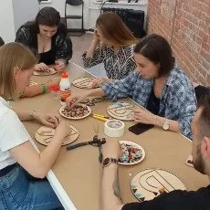 День рождения с мастер-классом по мозаике