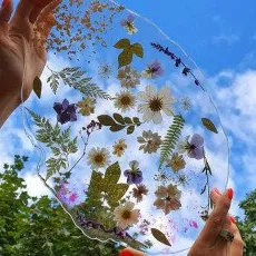 Мастер класс по эпоксидной смоле в технике Сухоцветы