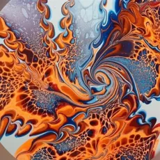 Мастер-класс Картина жидким акрилом