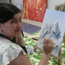 Мастер-класс картина текстурной пастой