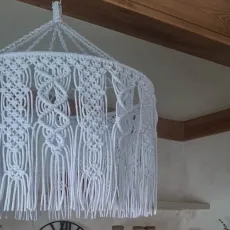 Мастер-класс по плетению абажура