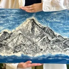 Мастер класс по эпоксидной смоле Горы