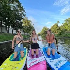 Прогулка на сапах по каменному острову