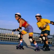 Катание на роликах