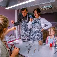 Мастер-класс по стеклу Для всей Семьи