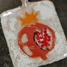 Мастер-класс Кулон в технике горячих эмалей