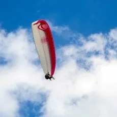 Обучающий полет на параплане