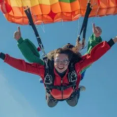 Прыжок с парашютом в тандеме на аэродроме Киржач