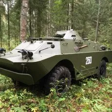 Катание на бронетранспортере БРДМ 2
