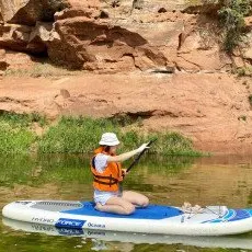 Сплав на сапах по р Оредеж Девонский каньон