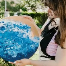 Мастер-класс Флюид Арт Жидкий акрил