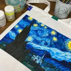 Мастер-класс Роспись одежды