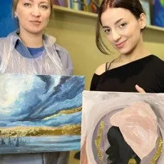 Мастер-класс Интерьерная картина с поталью