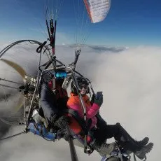 Полет на паратрайке в п. Углово