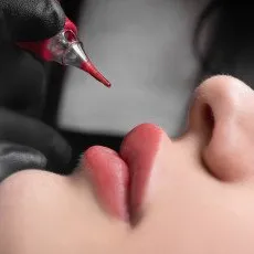 Перманент Губы в технике Акварель