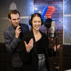 Романтическое свидание в школе озвучки и дубляжа