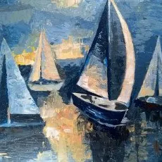 Мастер класс Картина маслом за 3 часа