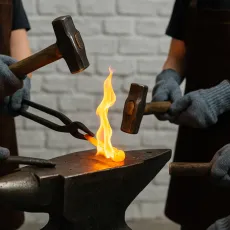 Детский мастер-класс по кузнечному делу