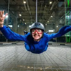 Полёт в аэротрубе Flow Moscow