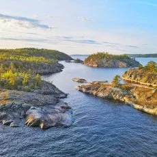Тур Дивный день в Карелии водопады хаски водная прогулка