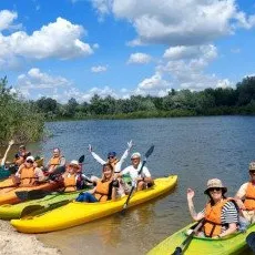 Сплав на байдарках в Раздорской - вокруг острова Поречный