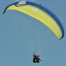 Полет на параплане Второй пилот