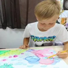Мастер класс  для детей по живописи
