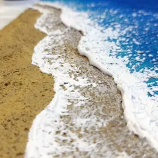 Мастер-класс Объемная картина Море