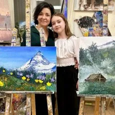 Семейный мастер-класс по рисованию