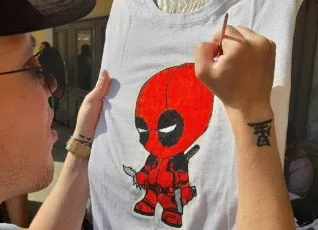 Мастер-класс по росписи футболок