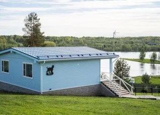 Дом с камином и кухней в парк-отеле Медвежья гора