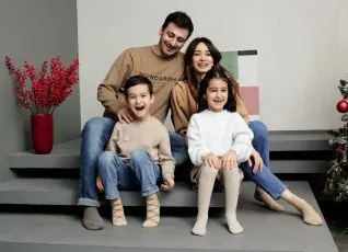 Семейная фотосессия в студии