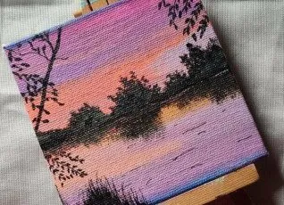 Мастер-класс картина акрилом