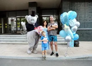 Фотосессия Выписка из роддома